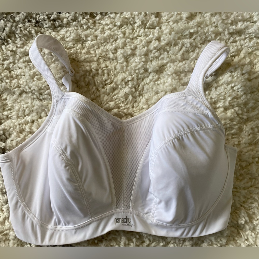 Panache (USA 36FF) White Sports Bra